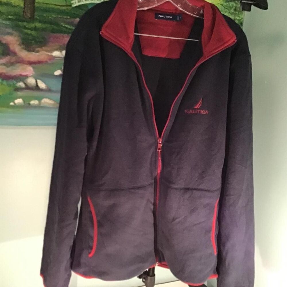 Nautica Men's Navy and Black Jacket